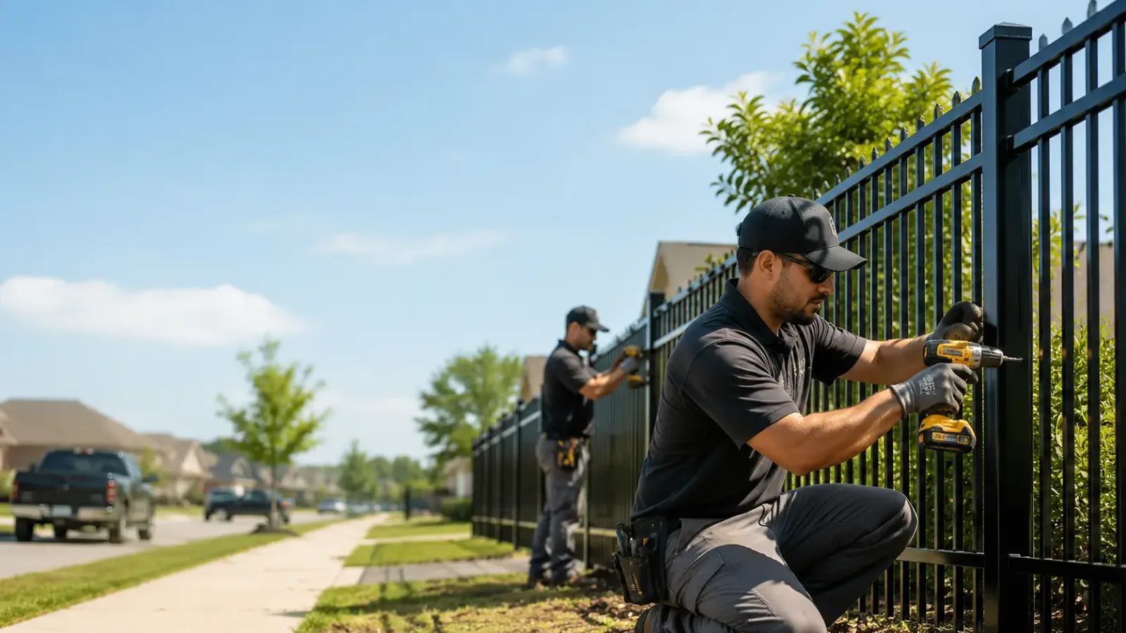 Metal Fence Installation in Breeding, KY